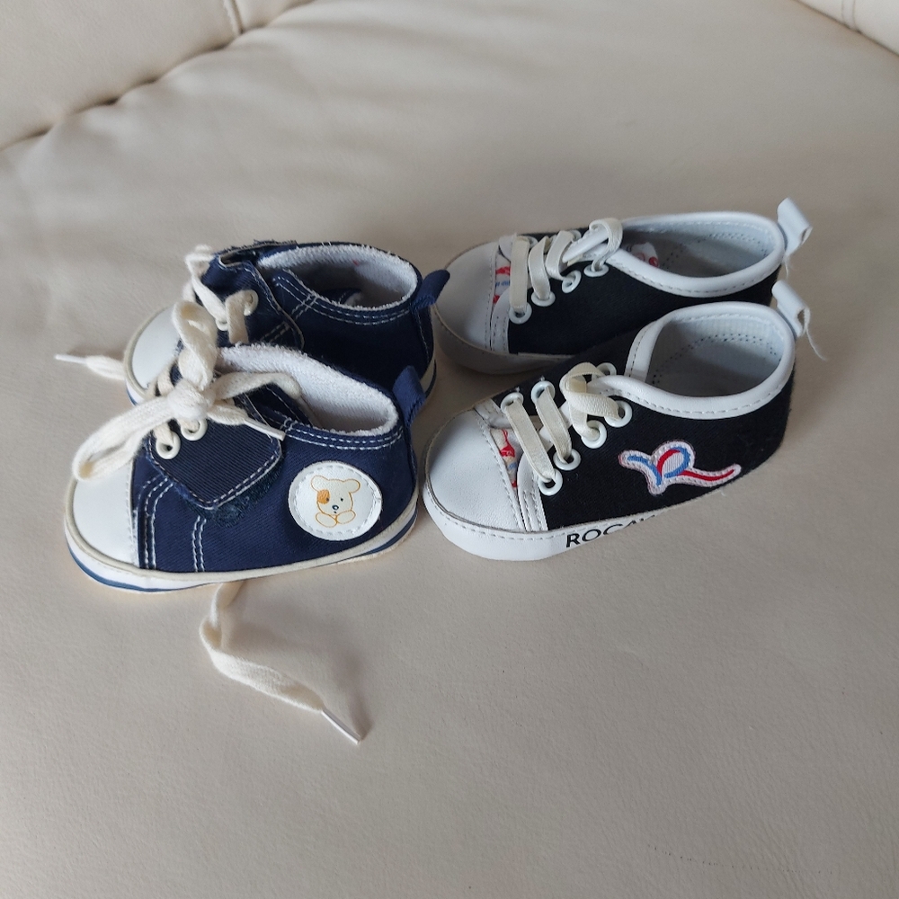 **3 Listings $30** Rocawear Kids Black and White Sneakers And Navy Blue Sneakers